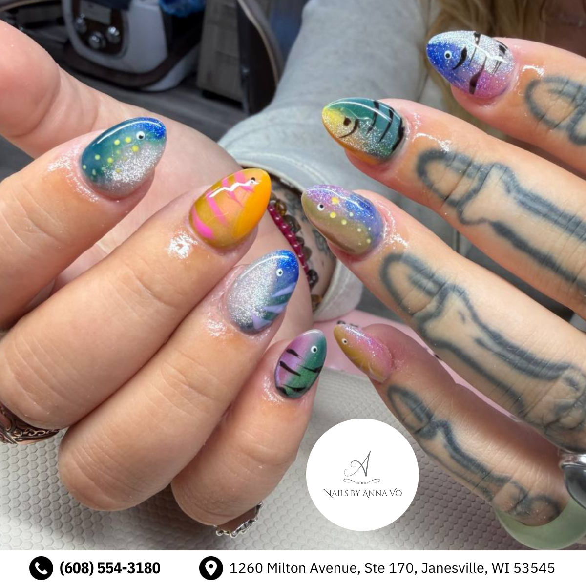 Nails by Anna Vo LLC nail work in Janesville, Wisconsin